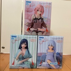 甘神夕奈 甘神夜重 甘神朝姫 3体セット 甘神さんちの縁結び Yuna Yae Asahi フィギュア Yumemirizeの画像