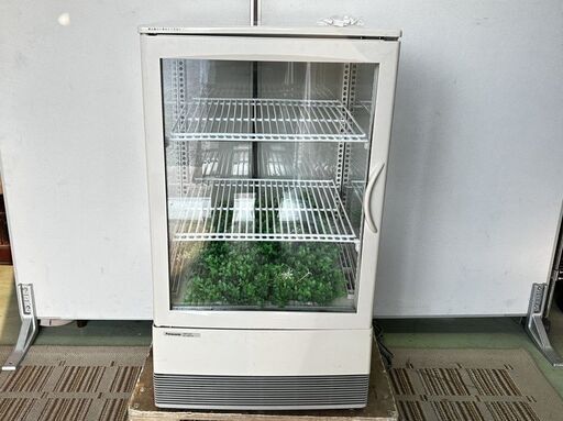パナソニック 冷蔵ショーケース SMR-C65F 卓上冷蔵庫 棚板付き 現状品　/DJ-1263 1FO