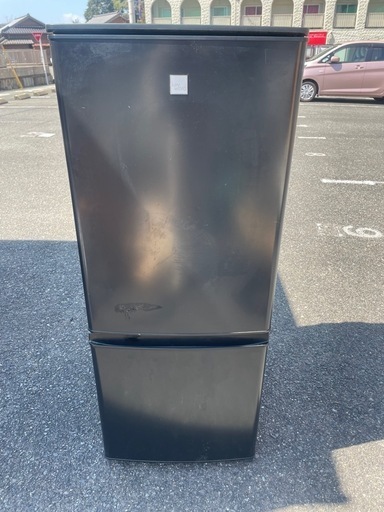 北九州市内配送無料　保証付き 2020年製三菱 146L 2ドアノンフロン冷蔵庫 keyword キーワードブラック MR-P15EF-KK