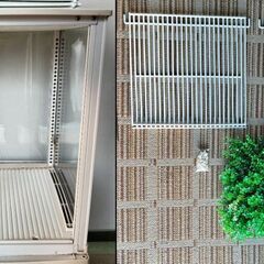 パナソニック 冷蔵ショーケース SMR-C65F 卓上冷蔵庫 棚板付き 現状品　/DJ-1263 1FOの画像
