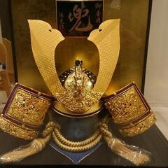 節句　兜　ディスプレイの画像