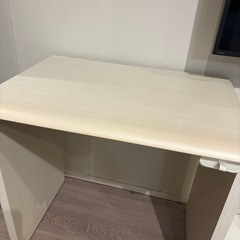 大塚家具　ホワイト　デスクの画像