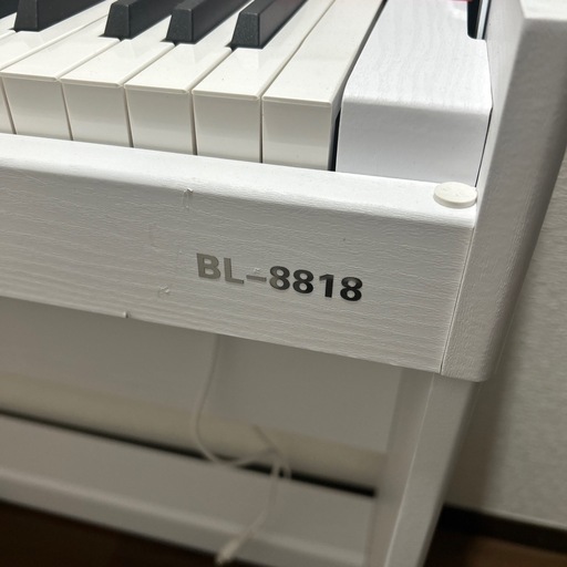 【Mo Mo 】KIMBRAY BL-8818 ホワイト デジタルピアノ Amazon | KIMFBAY 電子ピアノ 88鍵盤 卓上 木製 電子 ピアノ 88