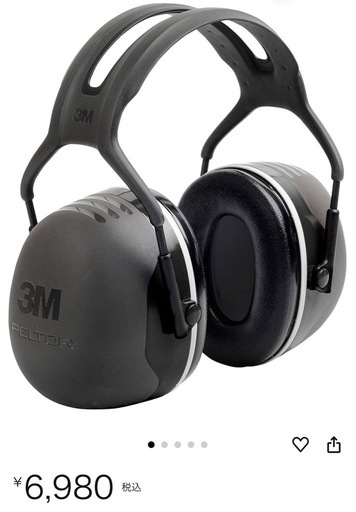 イヤーマフ 3M PELTOR X Series Ear Muff, Headband, X5A