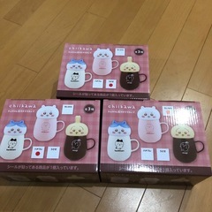ちいかわマグカップ　チルタイム蓋付きマグカップ 全3種セット