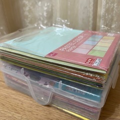 折り紙　まとめ売り　100均　折り紙ケース付きの画像
