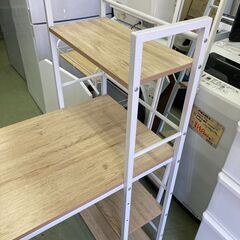 【お取引中】✨💻 ナチュラルウッド調 シェルフ付きデスク 📚✨の画像