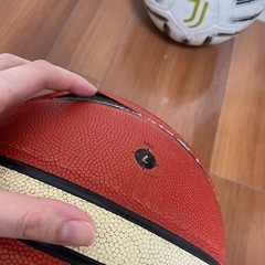 《決定しました》バスケサッカーボールの画像