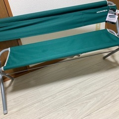 キャンプ用　折りたたみ　ベンチチェア　2人掛け