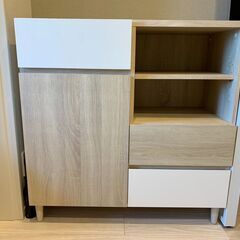 北欧風キャビネット【美品】【元値3万円】の画像