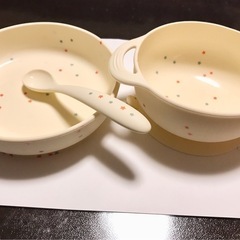 DADWAY ベビー用食器セット プレート・ボウル・スプーンの画像