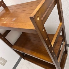 取引中)木製　棚の画像