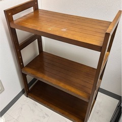 取引中)木製　棚