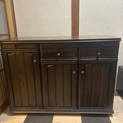 キャビネット(レンジ、炊飯器置きに使える)