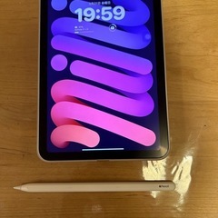 【セット】iPad mini 6 ＋純正Apple pencilの画像