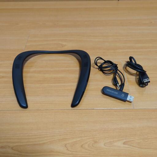 アイリスオーヤマ ネックスピーカー Bluetooth 首掛け スピーカー 送信機付き MKH-150