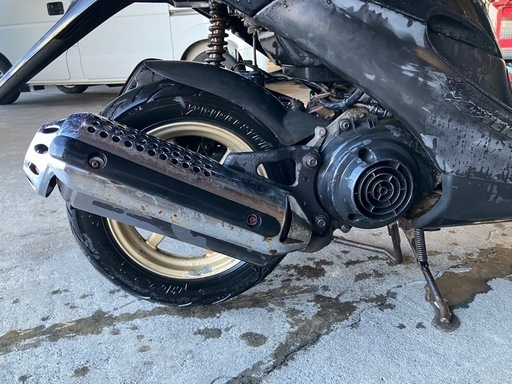 紙もの２点 岡山 実働 ホンダ ライブディオ AF35後期 DIO ZX 人気の黒 2スト