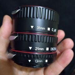 AF対応　マクロエクステンションチューブ 　Canon EOS用接写リング の画像