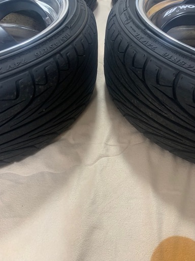 値引き不可　深リムタイヤバリ山24年製付き【希少！】WORK マイスター S1R ホイール　 16インチ 6.5j＋484穴 PCD1