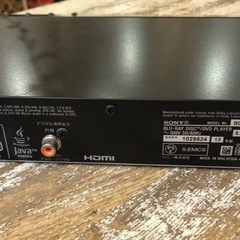 SONY BDP-S1100 BUL-RAY DISC / CD PLAYER ソニー ブルーレイ/DVDプレーヤー 2013年製の画像