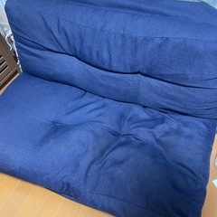 トップバリュ　折りたたみ式ソファ