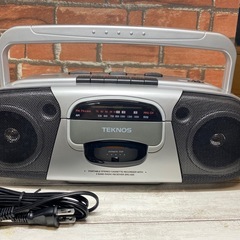 未使用品　TEKNOS AM/FM ステレオラジカセ　SRC-S20の画像