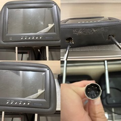 訳あり　海外製　9インチ　モニター&ヘッドレストの画像