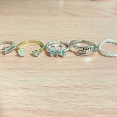 値下げ対応⭐️指輪💍 10個セット 新品未使用⭐️の画像