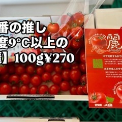 1番人気🍅麗ミニトマト３箱入荷しました！✨
