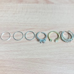 値下げ対応⭐️指輪💍6個セット 新品未使用⭐️