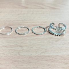 値下げ対応⭐️指輪💍4個セット 新品未使用⭐️の画像