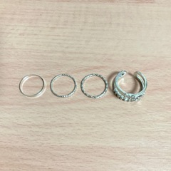 値下げ対応⭐️指輪💍4個セット 新品未使用⭐️
