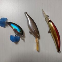 新品ウキと使用感ありバス用ルアー　セットの画像