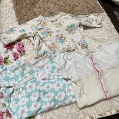 秋物　長袖　カバーオール　ロンパース　50〜60cm ベビー服　...