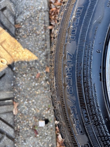 スタッドレス225/65/R17 ハリアー　