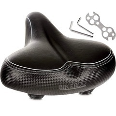 Bikeroo オーバーサイズ バイクシート 交換用 自転車サドル 取り付け りの画像