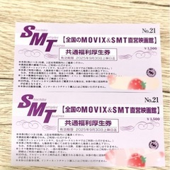 MOVIX&SMT 映画鑑賞券2枚　2025年9月30日迄