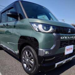 デリカミニ Tプレミアム ターボ 全方位カメラ 緑 車検満…