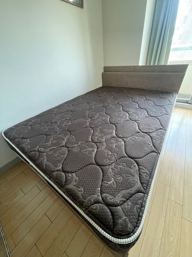 ｟最終値下げ｠【美品】シモンズ　グランゲート　キャビネットタイプ　ダブル　毛布、敷パッド付き