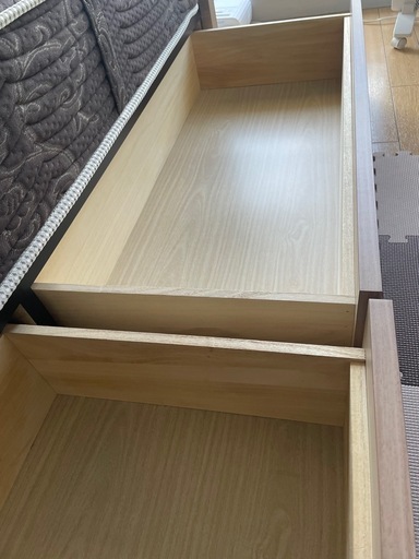 ｟最終値下げ｠【美品】シモンズ　グランゲート　キャビネットタイプ　ダブル　毛布、敷パッド付き