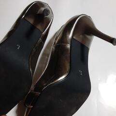 ゴールド色 ピンヒール Lサイズの画像