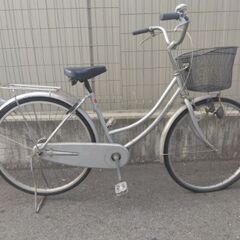 26型自転車　シルバー