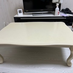 姫系猫足こたつテーブル
