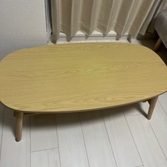 ニトリ　折りたたみテーブル　ローテーブル
　の画像