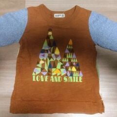 ①ベビー　赤ちゃん　子ども服　子供服　長袖　ラグマート　100の画像
