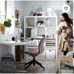 IKEA カラックス　白　ホワイト　オープンシェルフ　シェルフユニット　飾り棚　棚　収納の画像