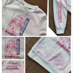鬼滅の刃　禰豆子　裏起毛トレーナー【used100】の画像