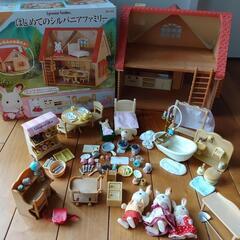 【完売!!】シルバニアファミリー 2階建 家具 ドーナツ屋 勉強...