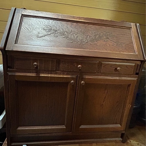 ビューロー／折りたたみ式ビューロー／レトロ／アンティーク