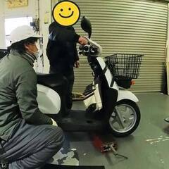 【原付】前後タイヤ交換ご依頼作業承りました。